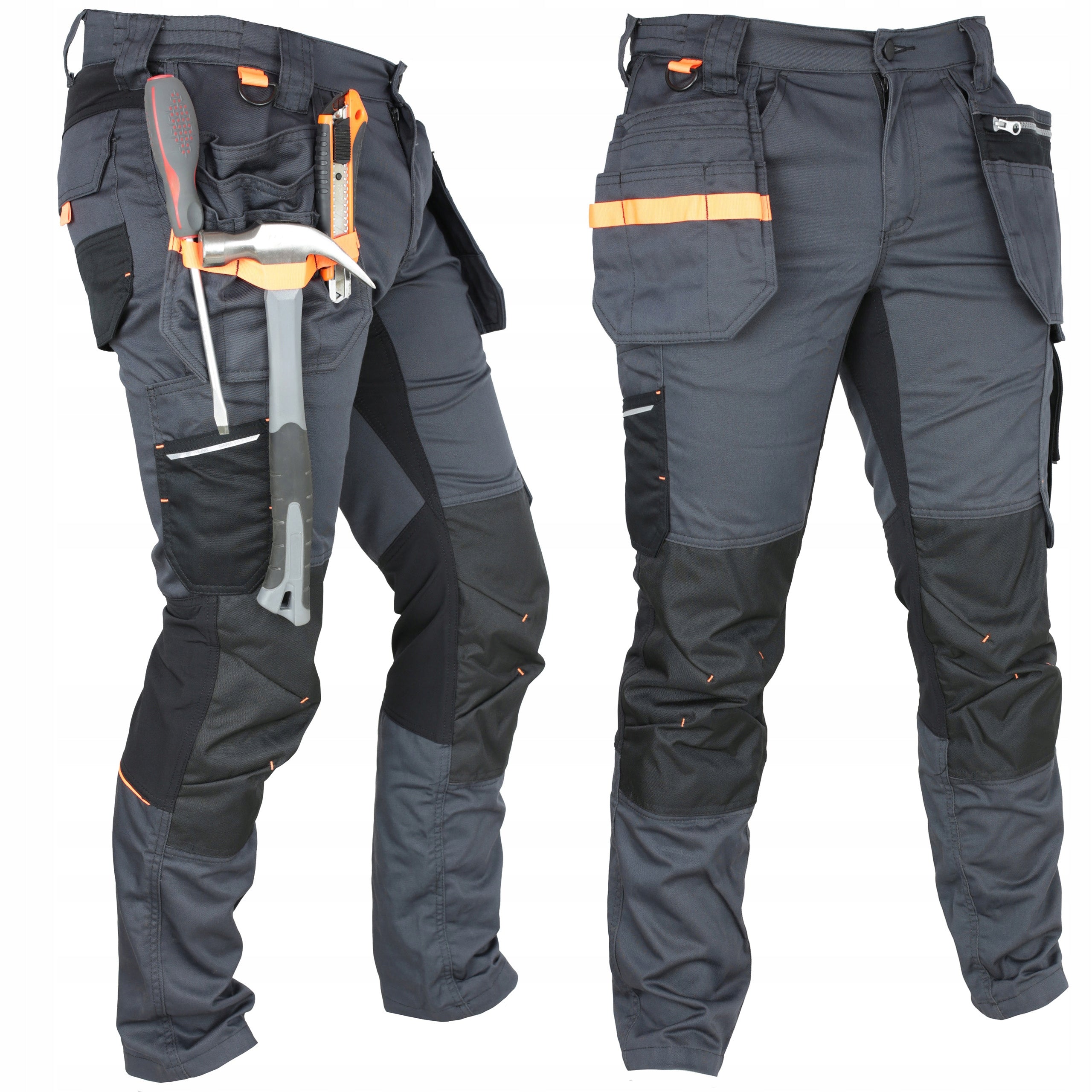 Men's Work Pants ASSEMBLY to Belt STRONG ELASTIC STRETCH INSERTS