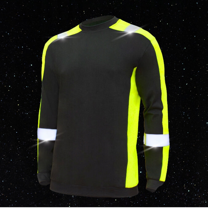 Men's Work Reflective Long Sleeve Warning Health and Safety Shirt r. 3XL Manufacturer code Koszulka męska odblaskowa robocza długi rękaw