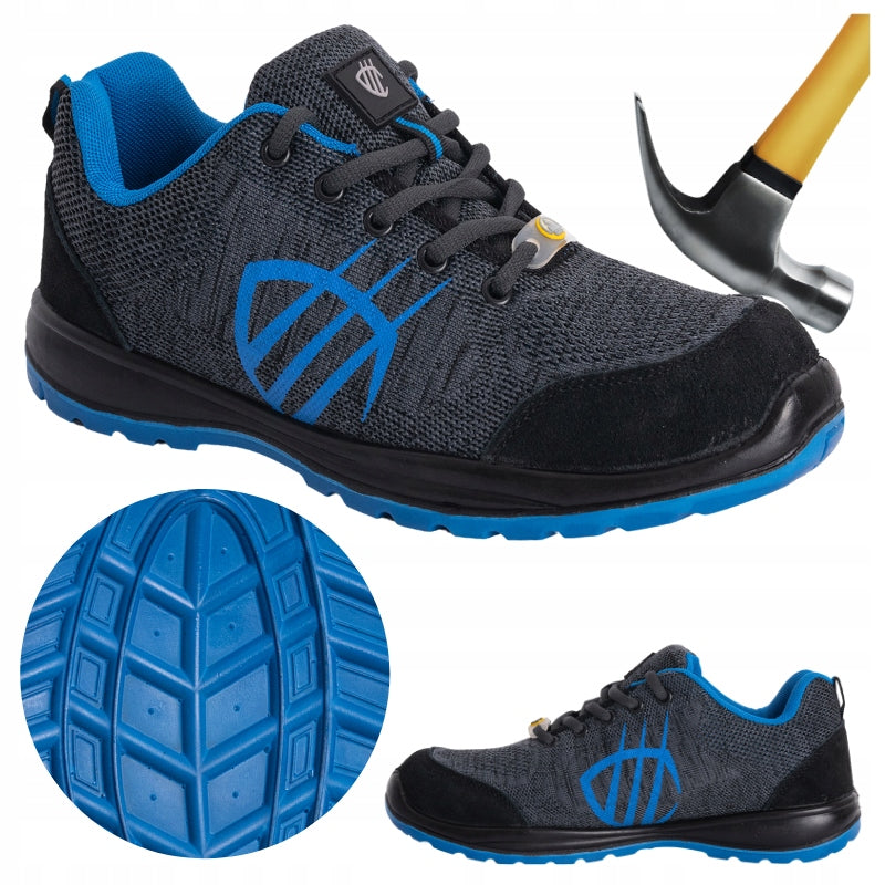 Men's Work Shoes Breathable Antistatic Shoes with ESD Toe Lightweight