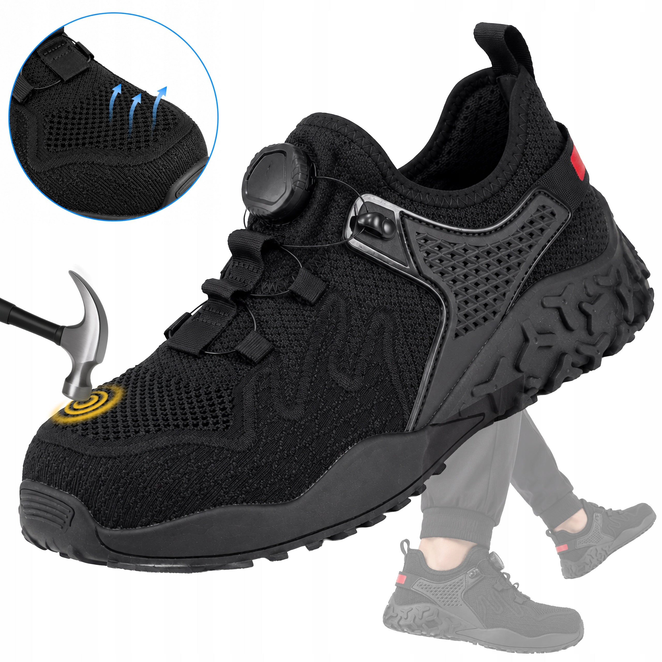 Men's Work Shoes S1 SPORTS BREATHABLE LIGHTWEIGHT Mesh