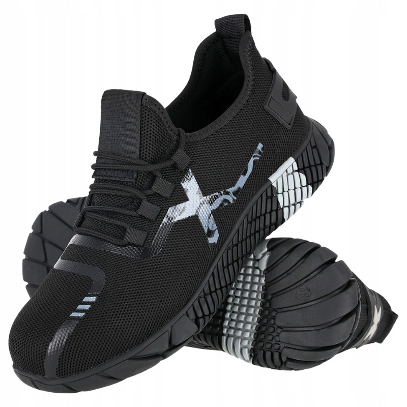 Men's Work Shoes Slip-On Breathable with Toe Anti-Puncture Lightweight Packaging status original