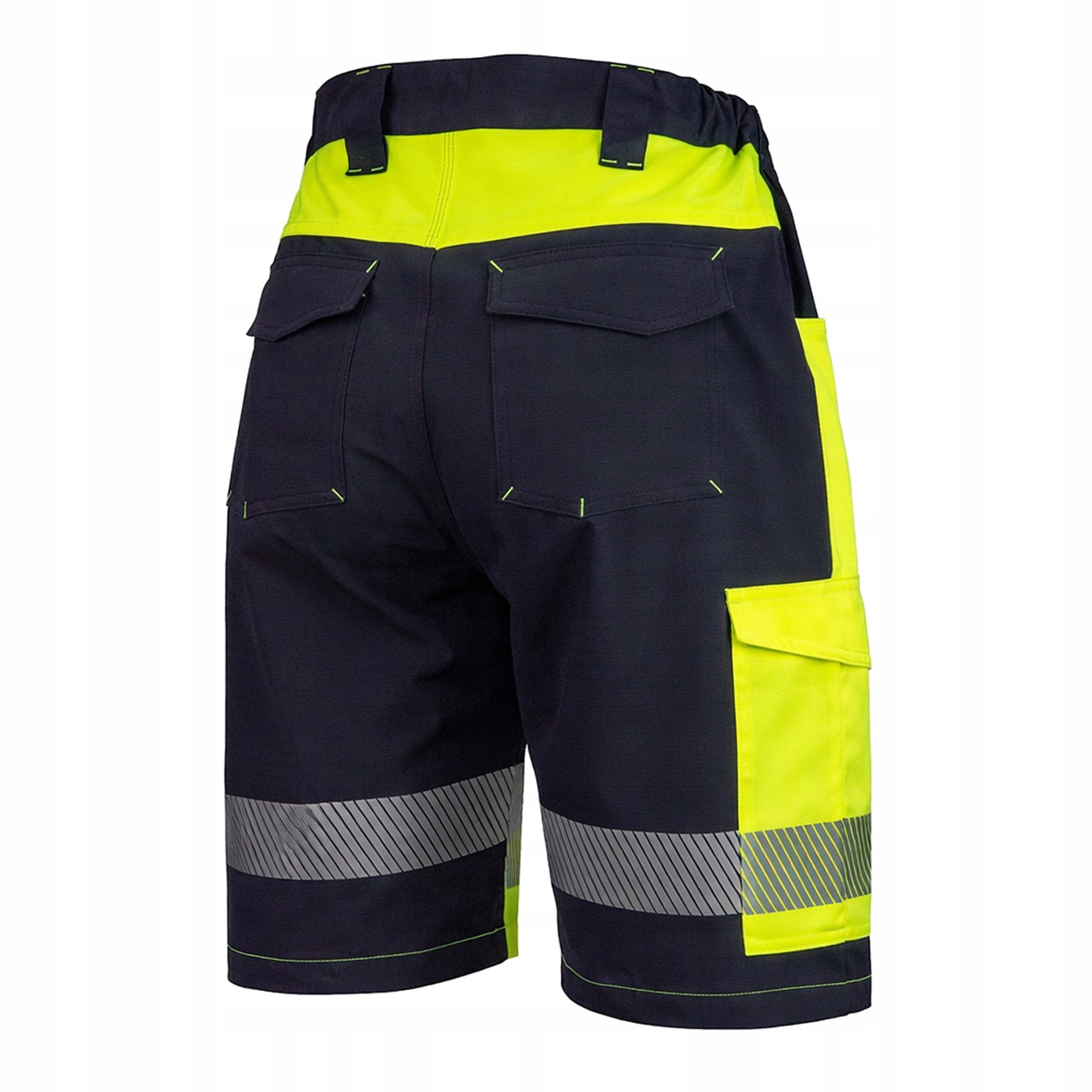 Men's Work Shorts REFLECTIVE STRONG Comfortable Short Pants HV YELLOW Manufacturer code Spodenki WorkBhpxUrgent_High_visible_yellow_b