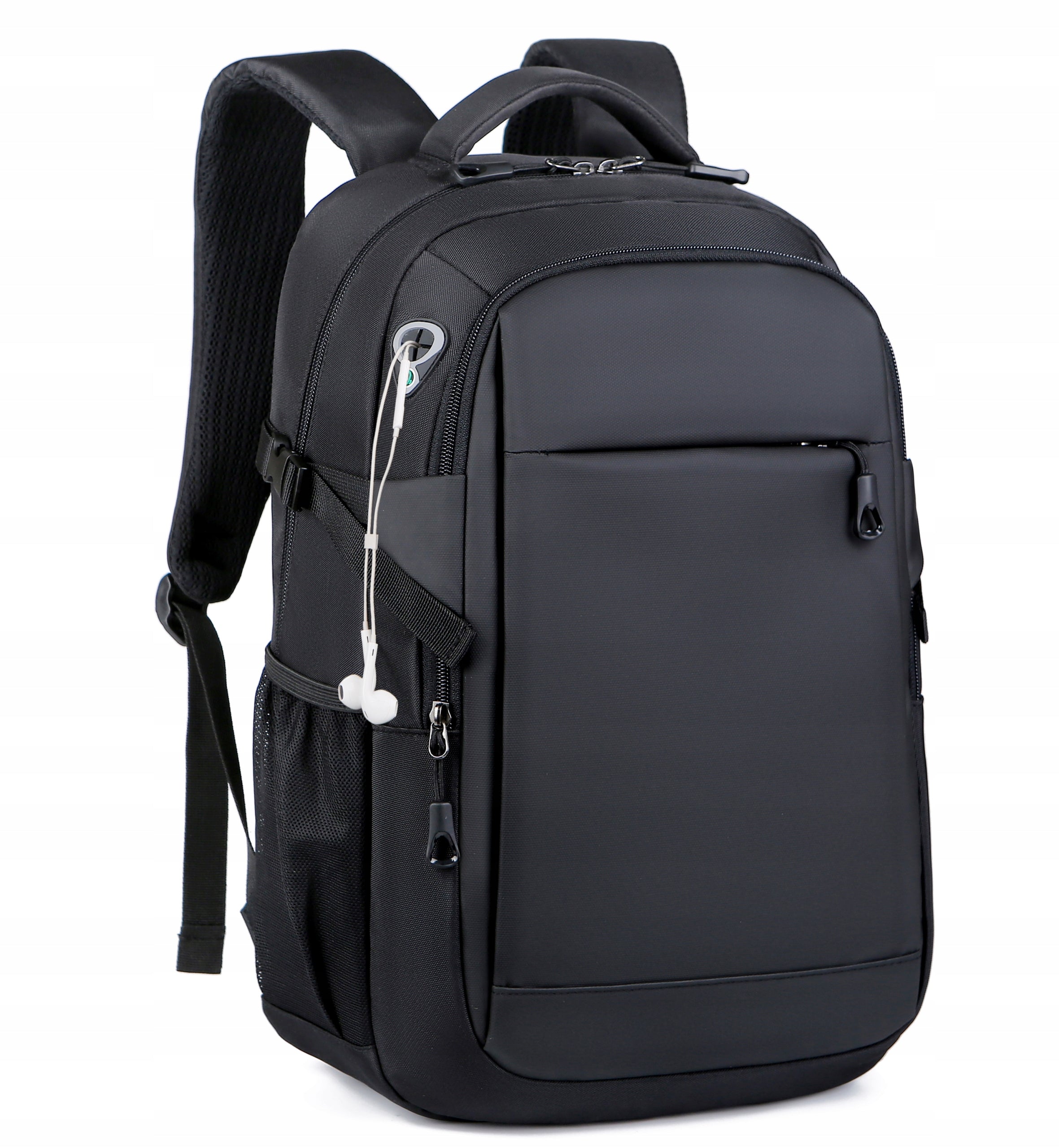 Men's backpack black for school work laptop 15,6 anti-theft USB Packaging status original