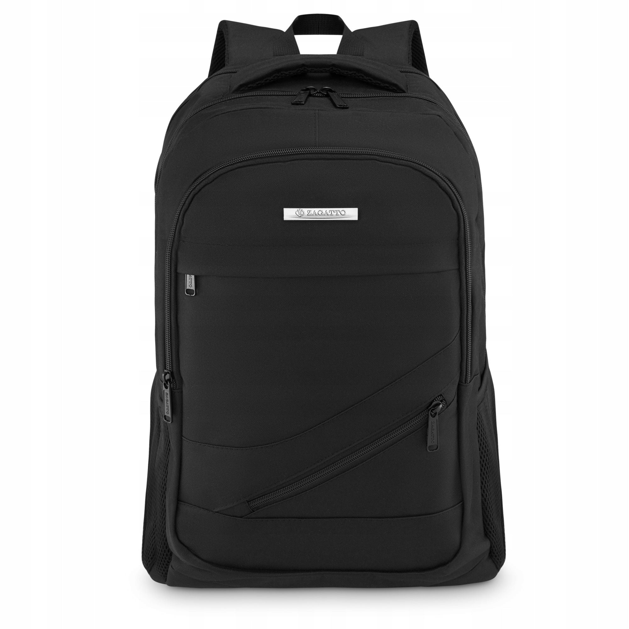 Men's backpack black urban tourist for school and work ZAGATTO
