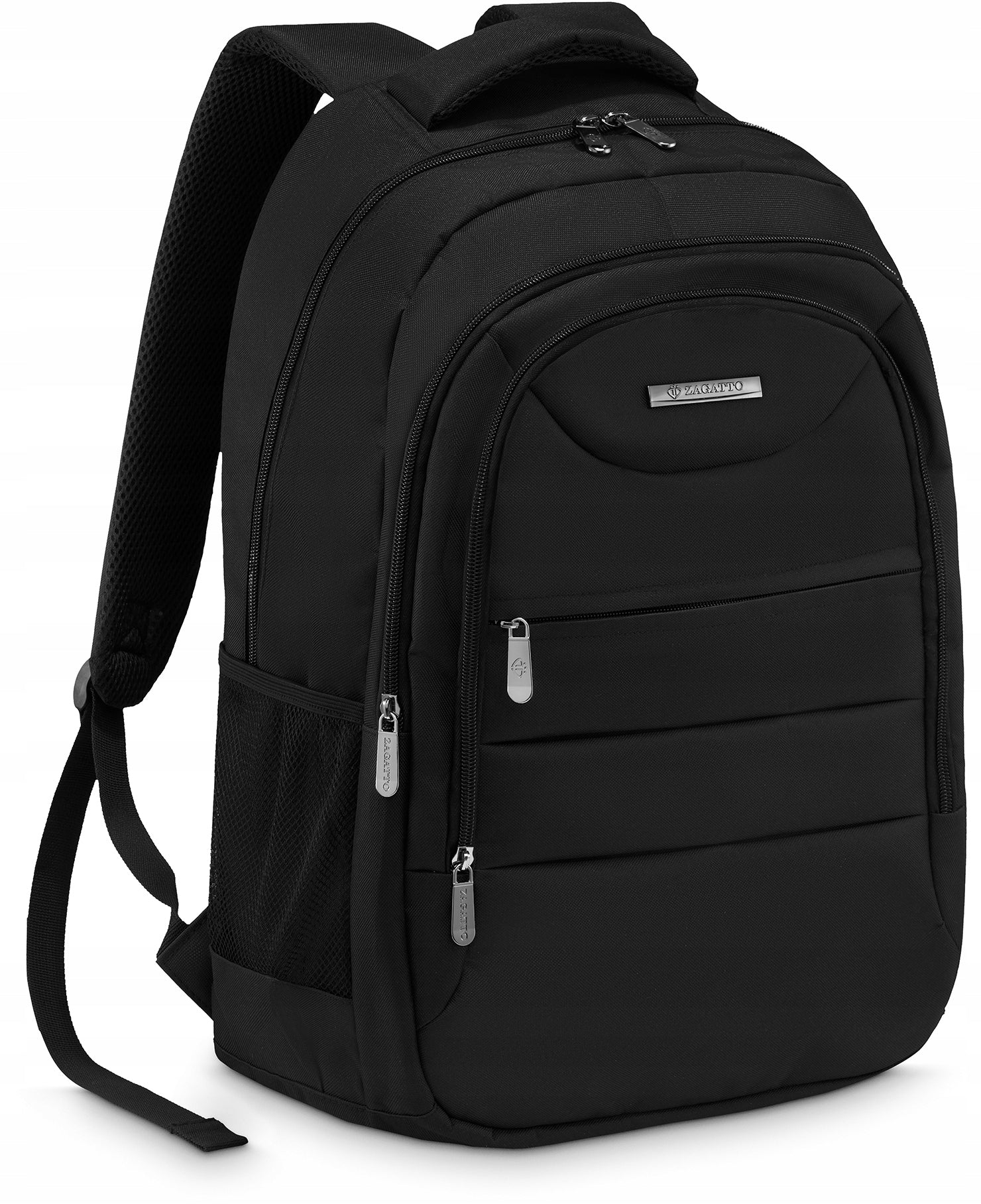 Men's backpack women's black urban sports for school and work ZAGATTO