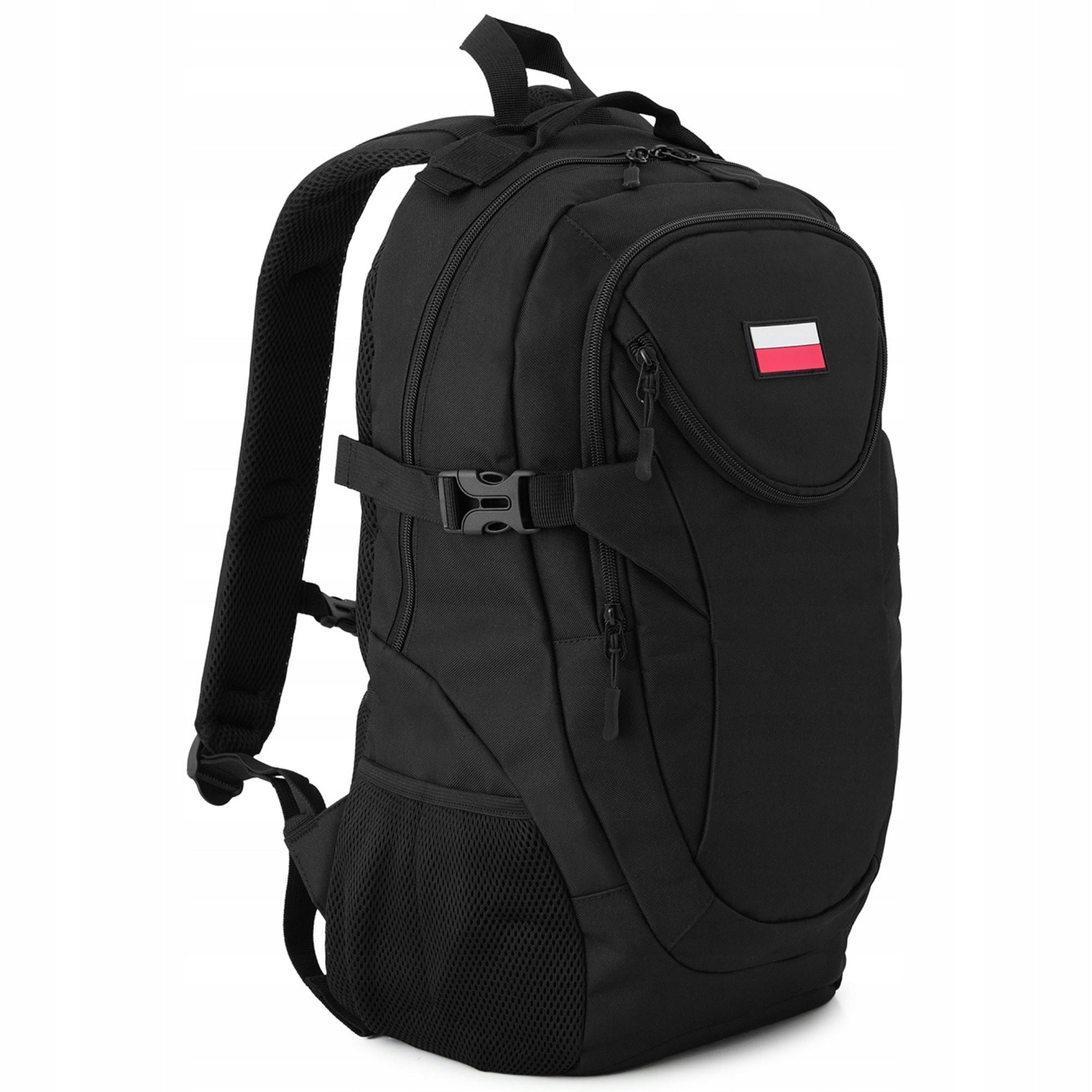 Men's hiking backpack black urban sports for school and work ZAGATTO