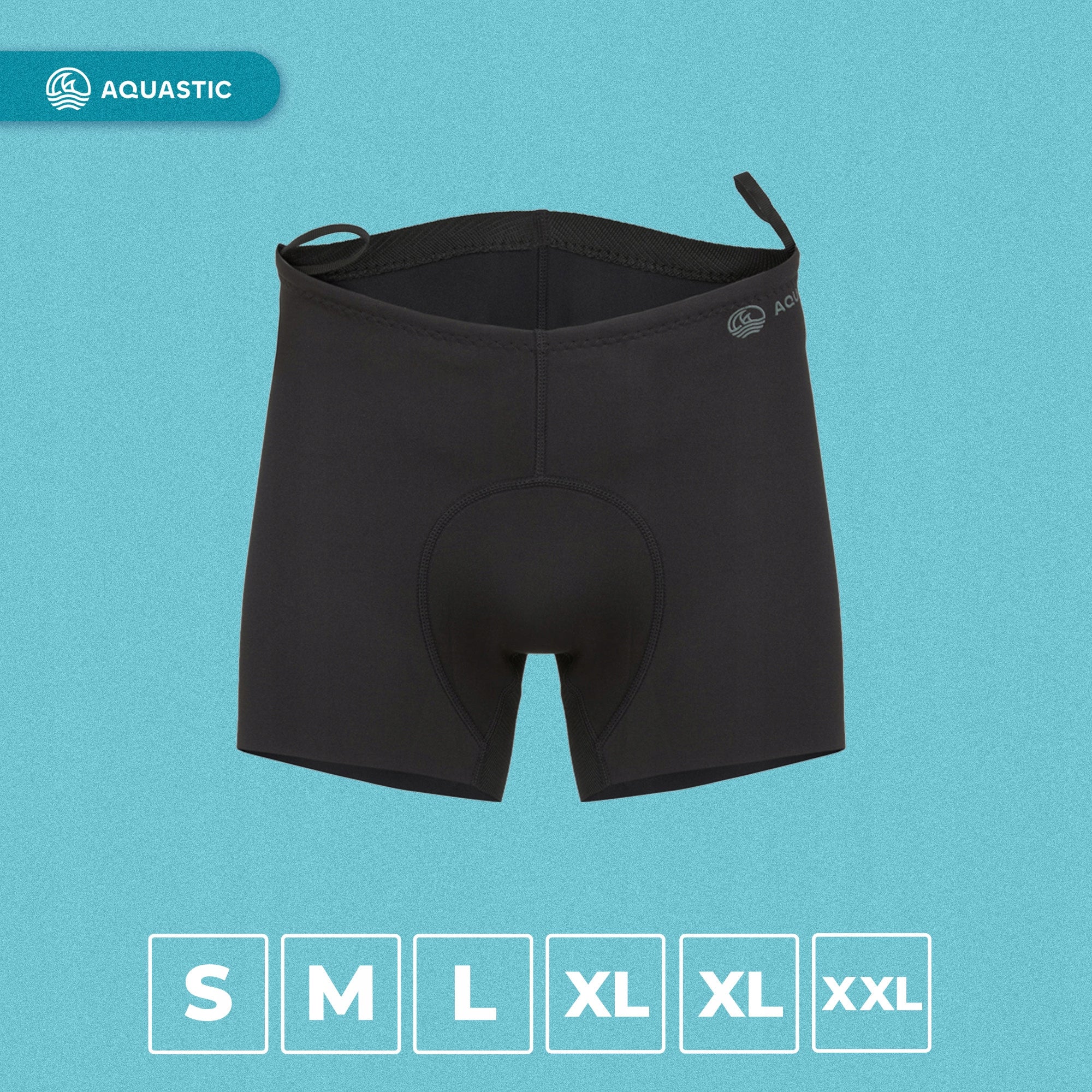Men's neoprene shorts AQUASTIC HydroCore SH 1.5 mm black L SWIMMING Manufacturer code AQS-B6AP615-BLK