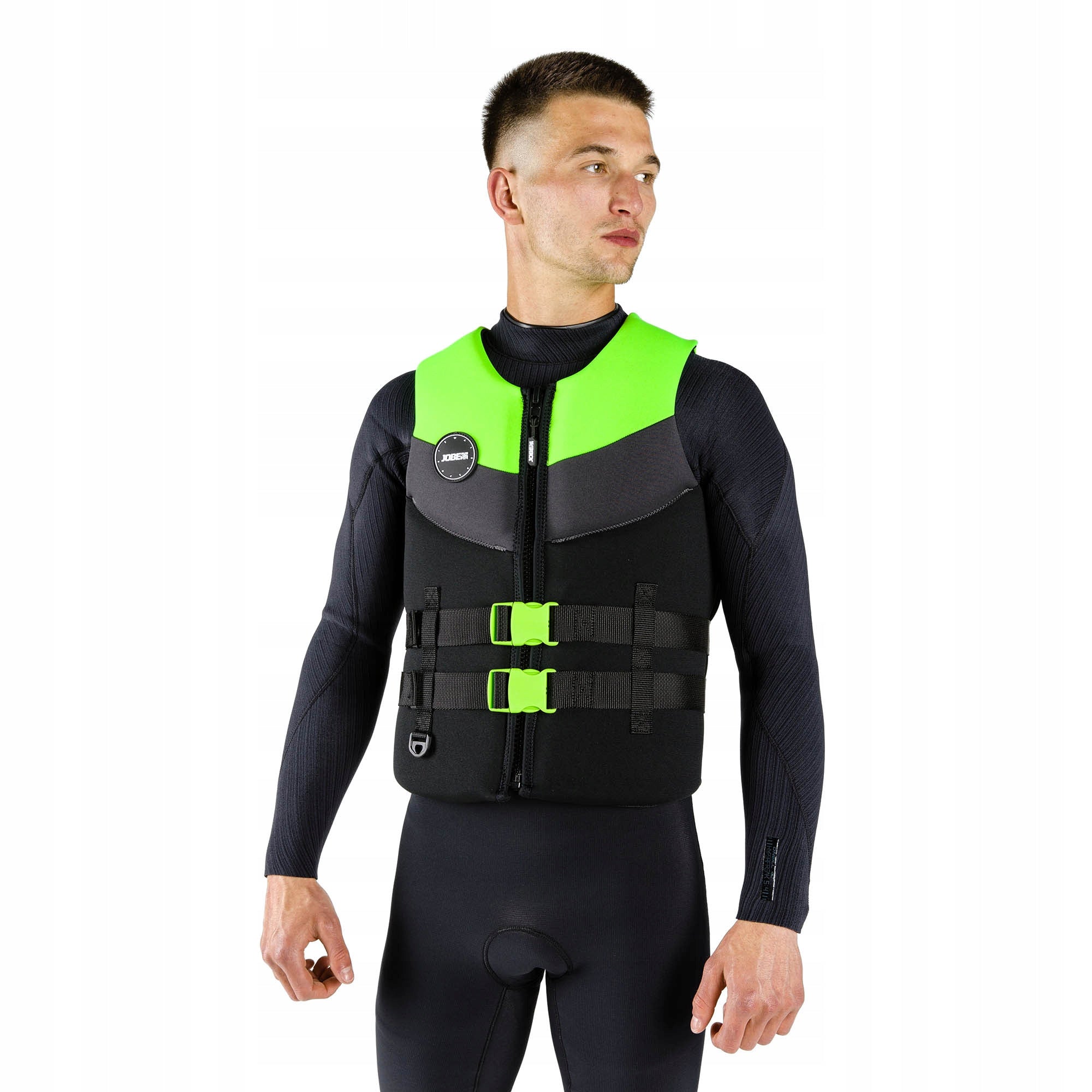 Men's safety vest JOBE Neoprene Life Vest lime/green XL+