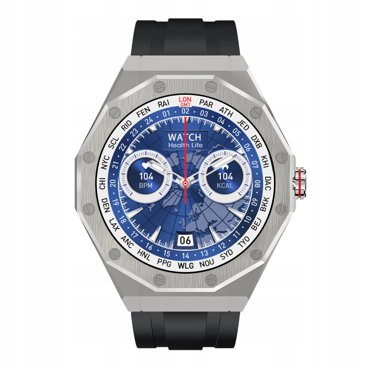 Men's smartwatch Kiano KW-ES talk watch pl steps large battery IP68