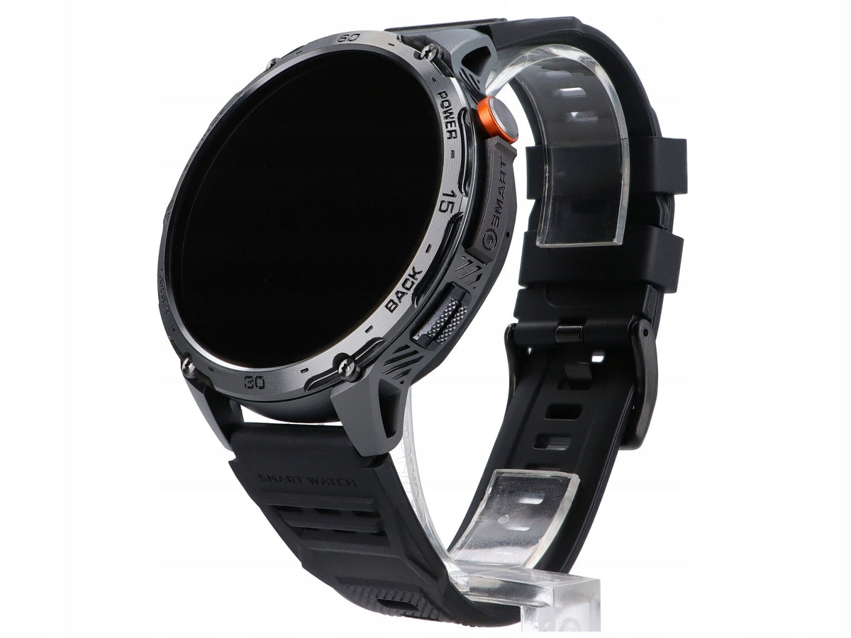 Men's smartwatch LARGE BT CALL language selection AMOLED GlacierX Monument Brand GlacierX