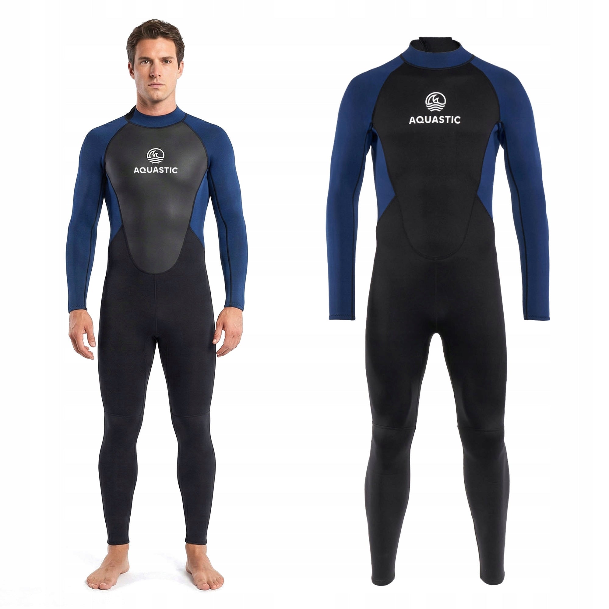 Men's surf wetsuit for swimming diving suit AQUASTIC WAVEY XL
