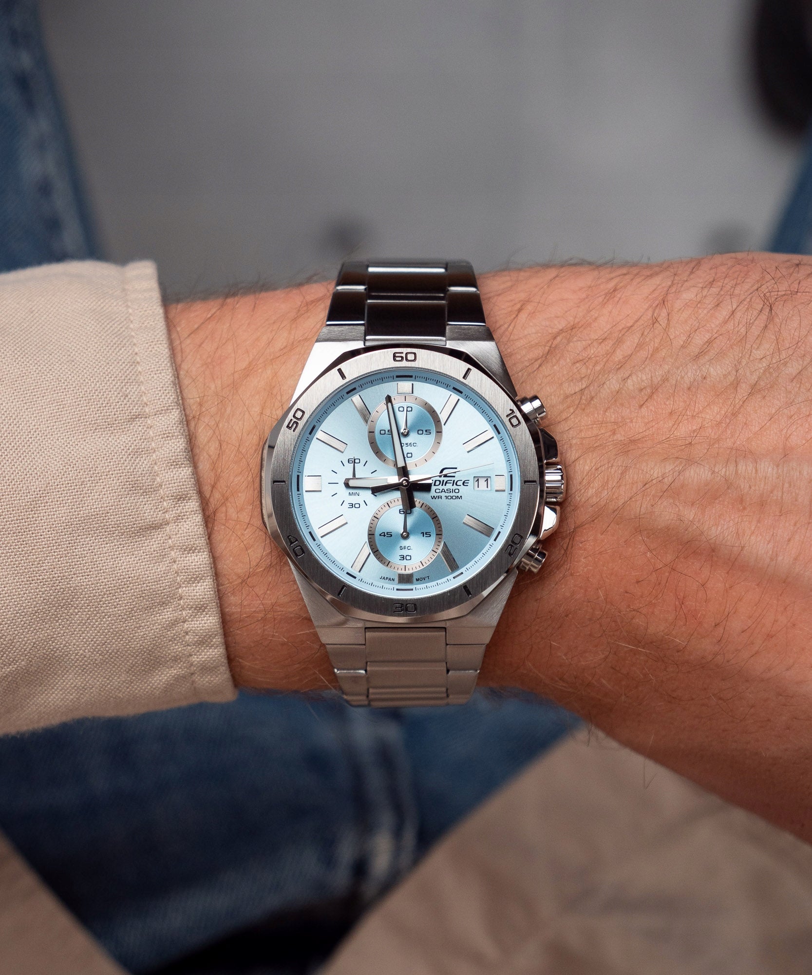 Men's watch Casio EDIFICE Momentum Chronograph Packaging status original