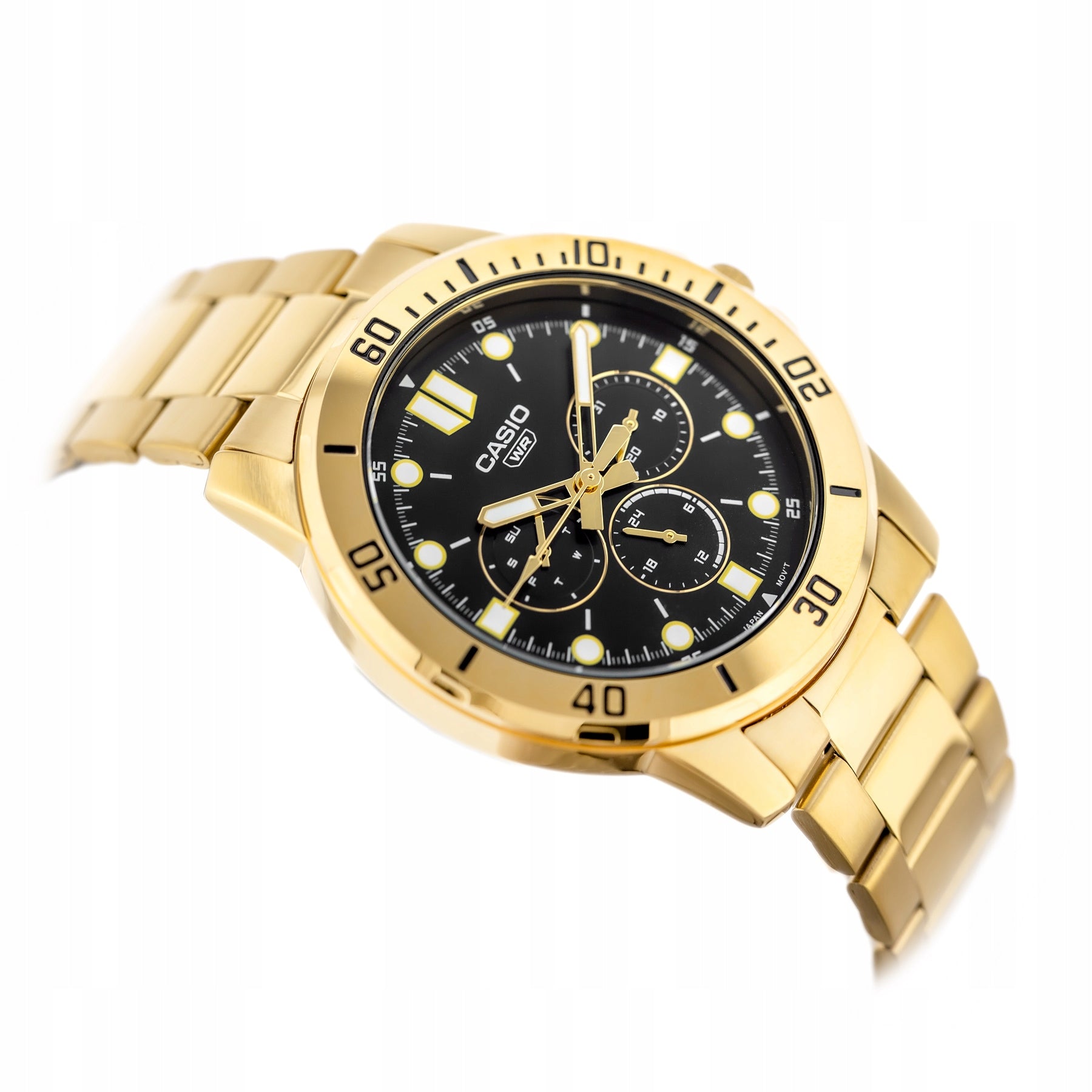 Men's watch Casio MTP-VD300G-1EUDF gold on bracelet Manufacturer code MTP-VD300G