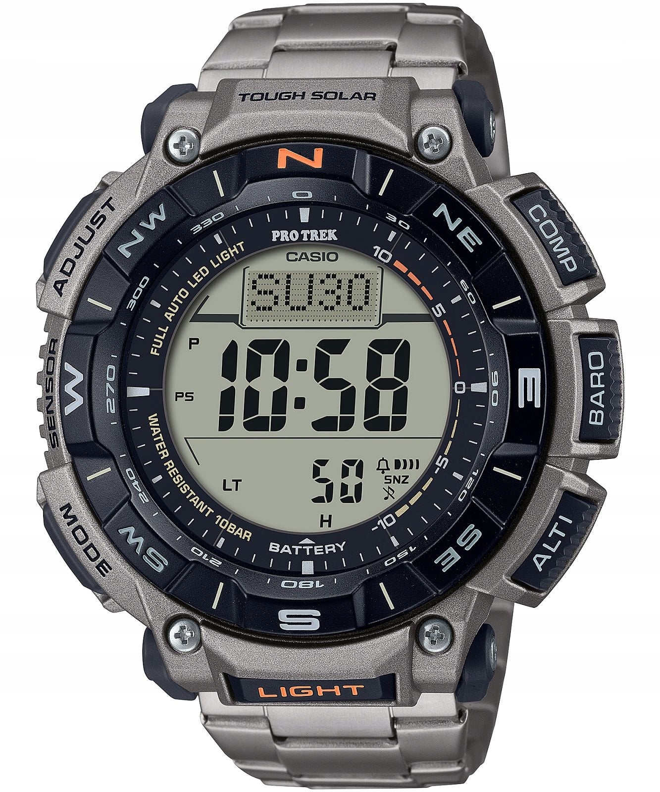 Men's watch Casio Protrek Tough Solar Titanium