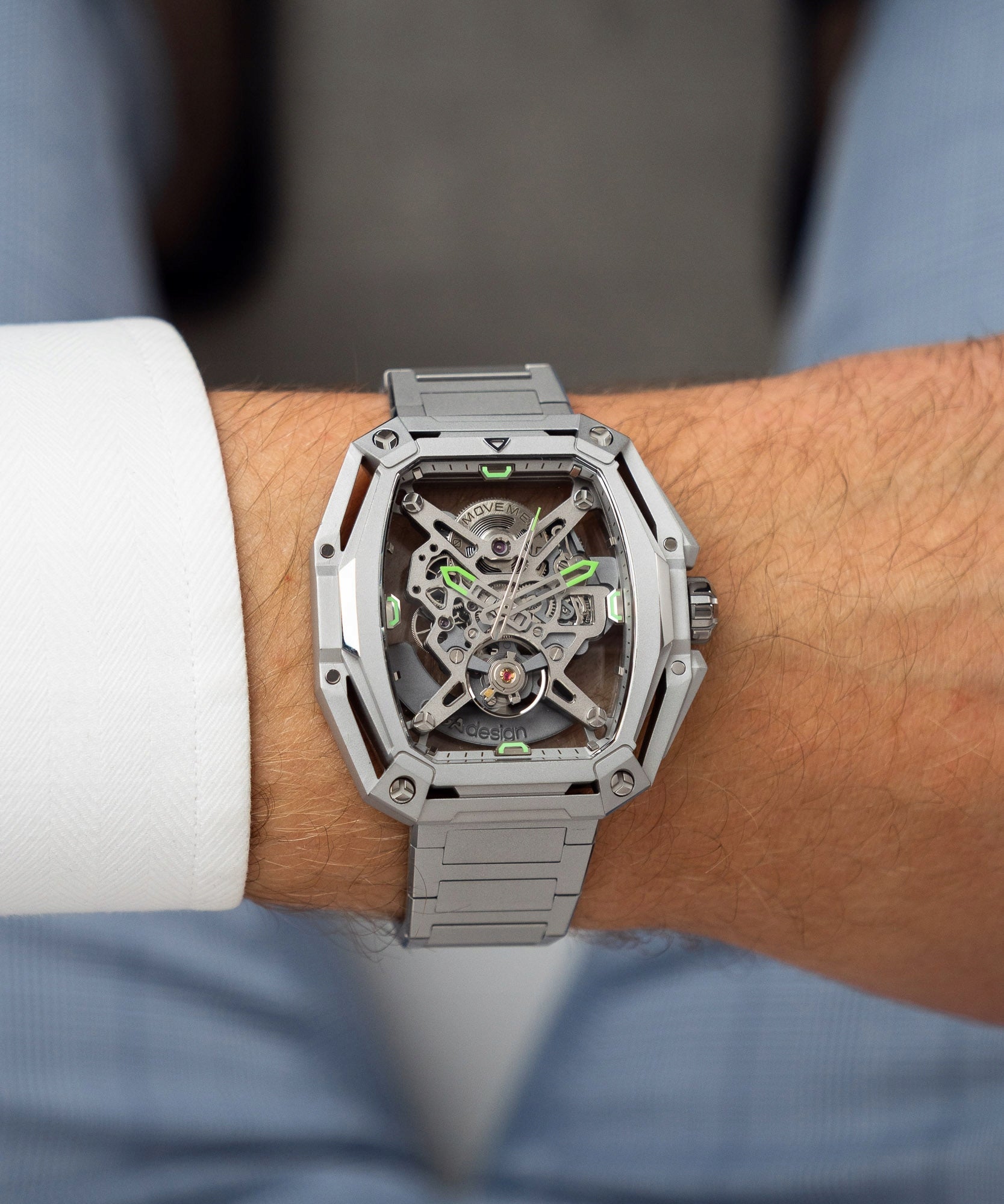 Men's watch Ciga Design Z Series Hunter Skeleton Automatic Packaging status original