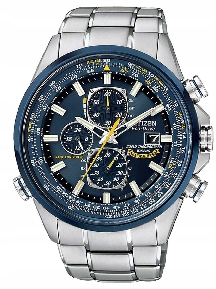 Men's watch Citizen Promaster AT8020-54L silver, on bracelet Brand Citizen