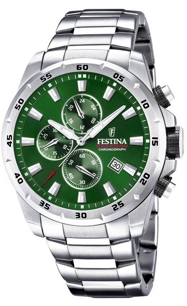 Men's watch Festina casual chrono on bracelet