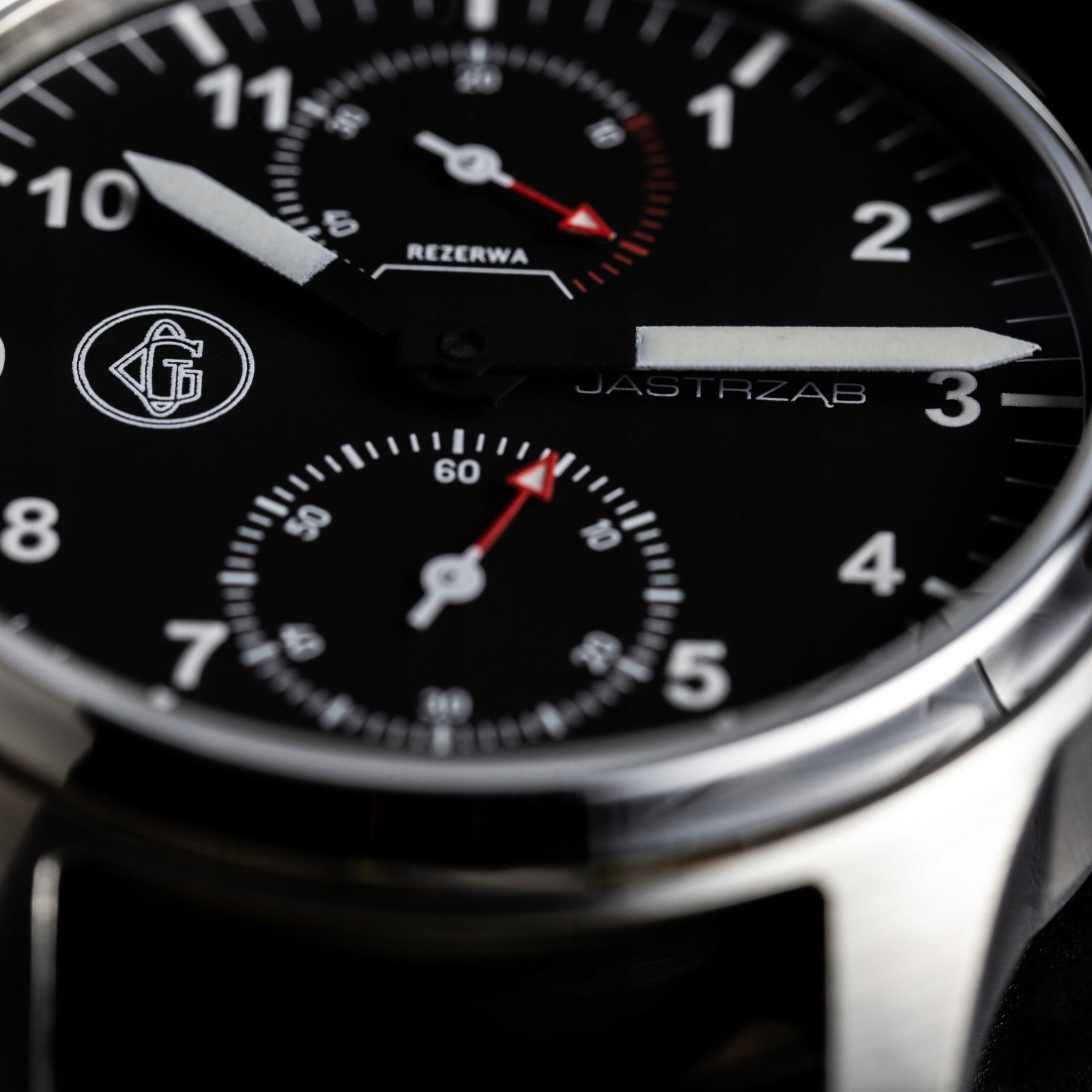 Men's watch G. Gerlach PZL P.50 JASTRZĄB Pilot Brand G. GERLACH