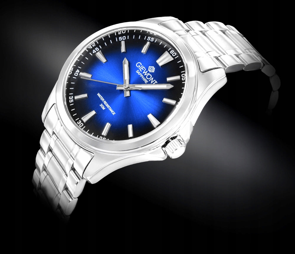 Men's watch Giewont Elegance bracelet Sapphire GW5160 + BOX + ENGRAVING Brand Giewont