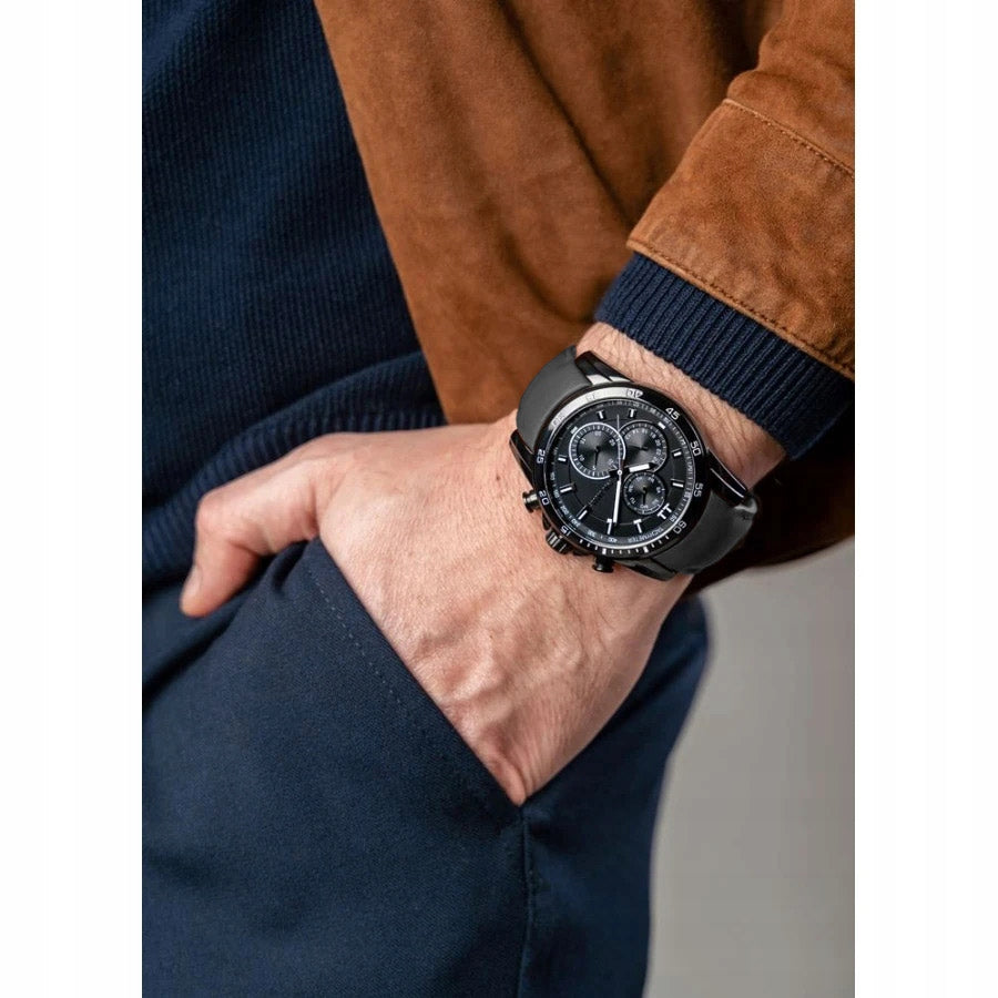 Men's watch Paul Lorens MATIAS - classic, elegant LEATHER STRAP Brand Paul Lorens
