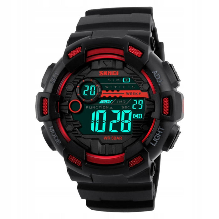Men's watch SKMEI LED electronic black many functions Brand Skmei