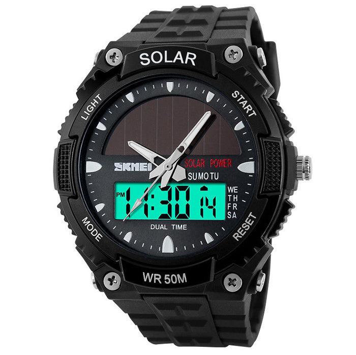 Men's watch SKMEI electronic solar sports many functions Brand Skmei