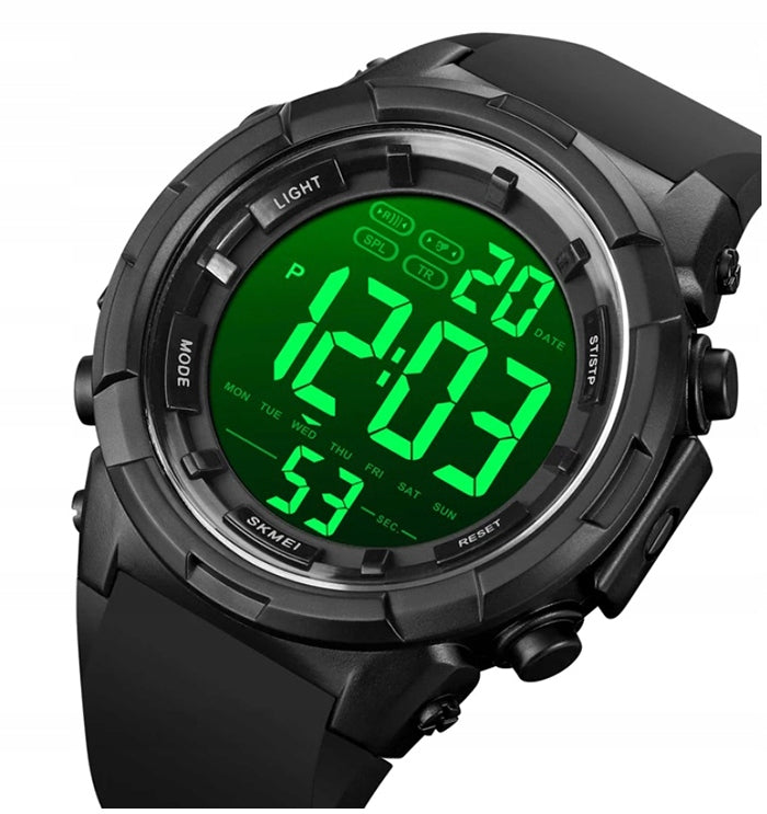 Men's watch SKMEI electronic sports black many functions Packaging status original