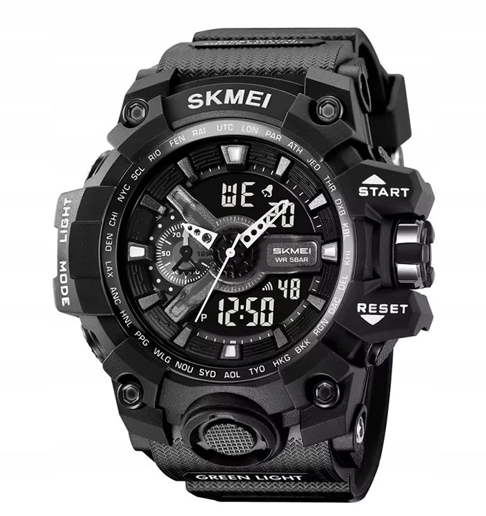 Men's watch SKMEI electronic sports large dial many functions Packaging status original