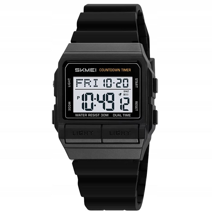 Men's watch SKMEI electronic strap classic retro vintage multifunctional