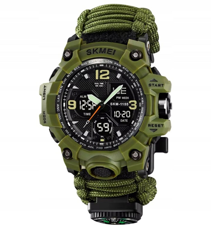 Men's watch SKMEI military electronic military many functions Packaging status original