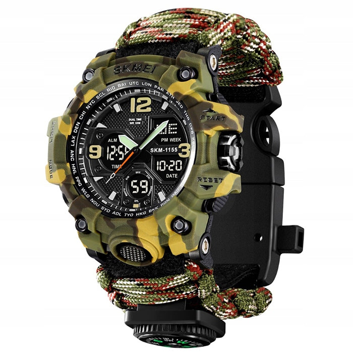 Men's watch SKMEI military electronic military many functions Packaging status original