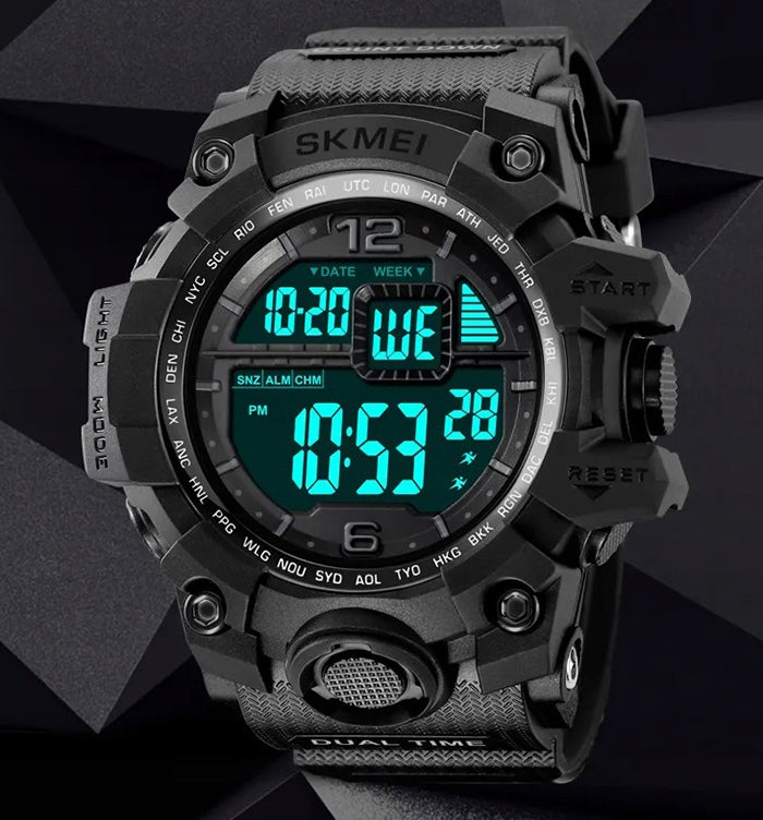 Men's watch SKMEI military tactical electronic many functions Brand Skmei
