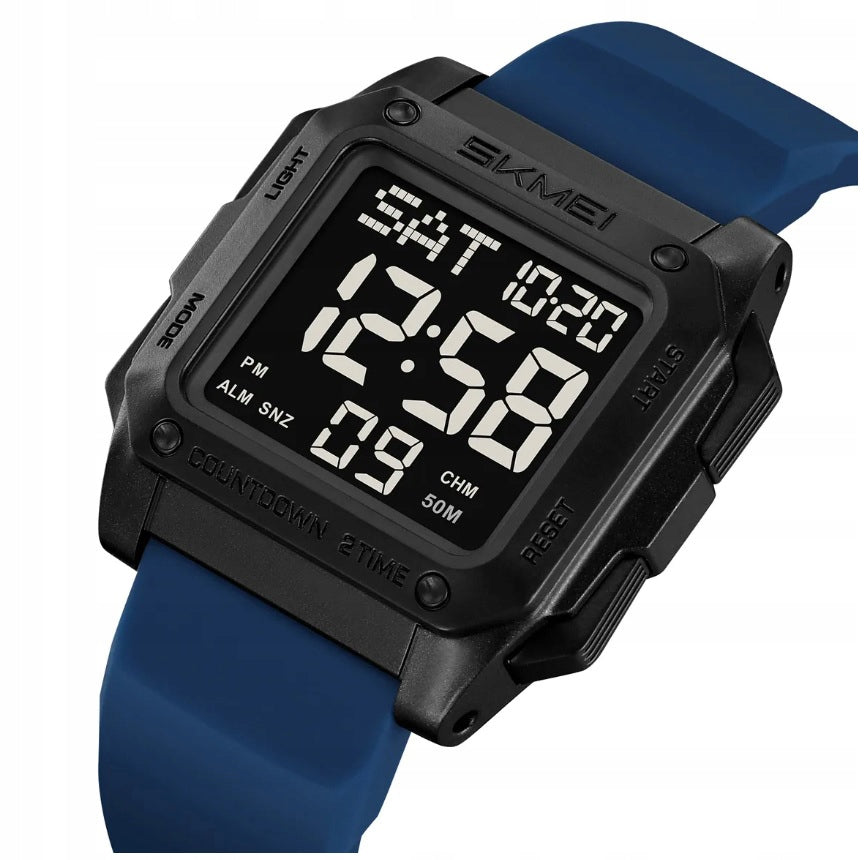Men's watch SKMEI rubber electronic sports strap many functions Brand Skmei