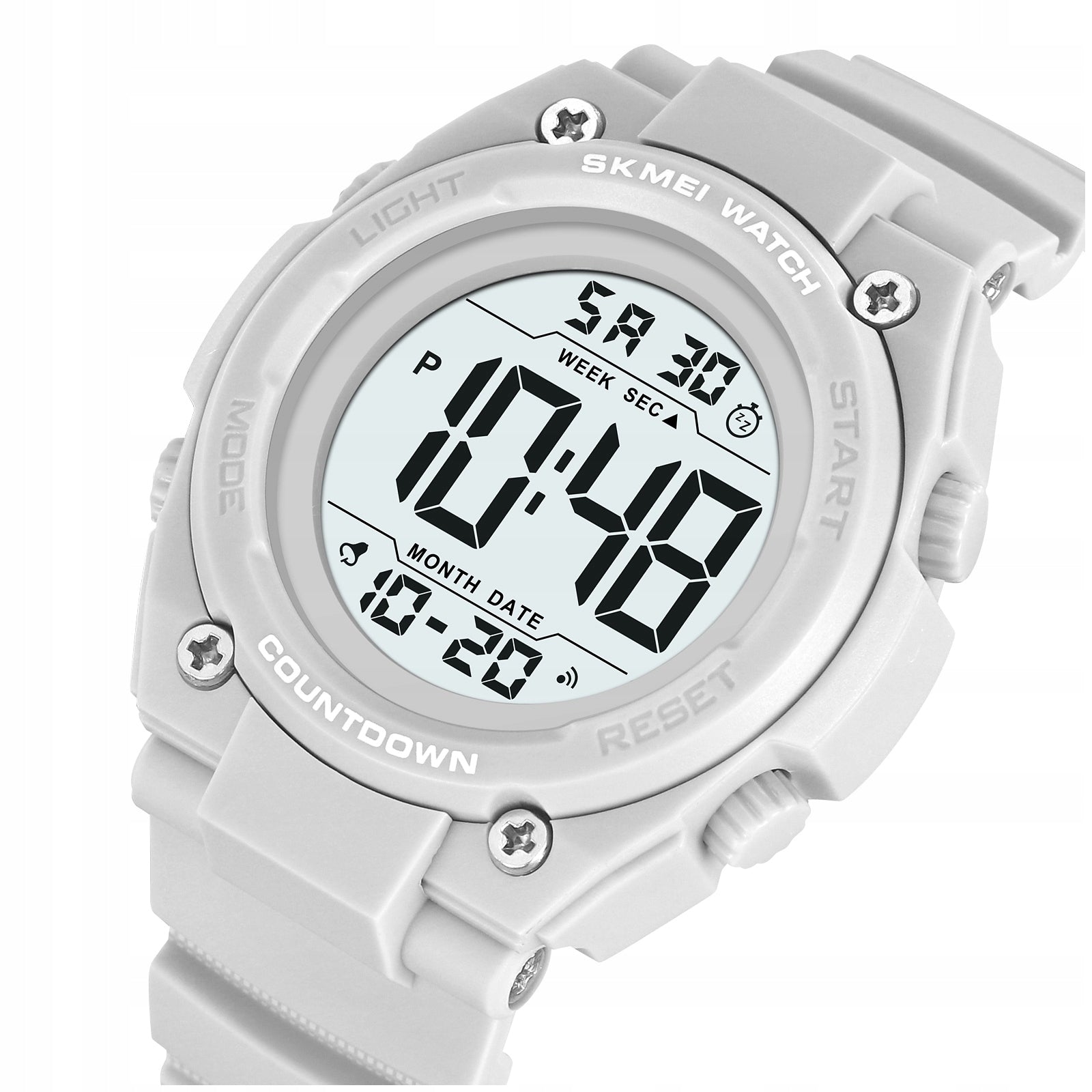 Men's watch SKMEI rubber electronic sports strap readable dial Brand Skmei