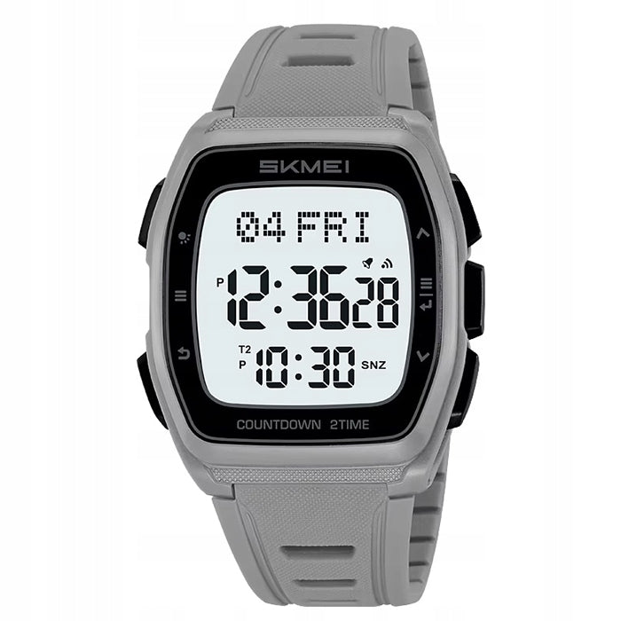 Men's watch SKMEI rubber electronic strap large readable dial Packaging status original