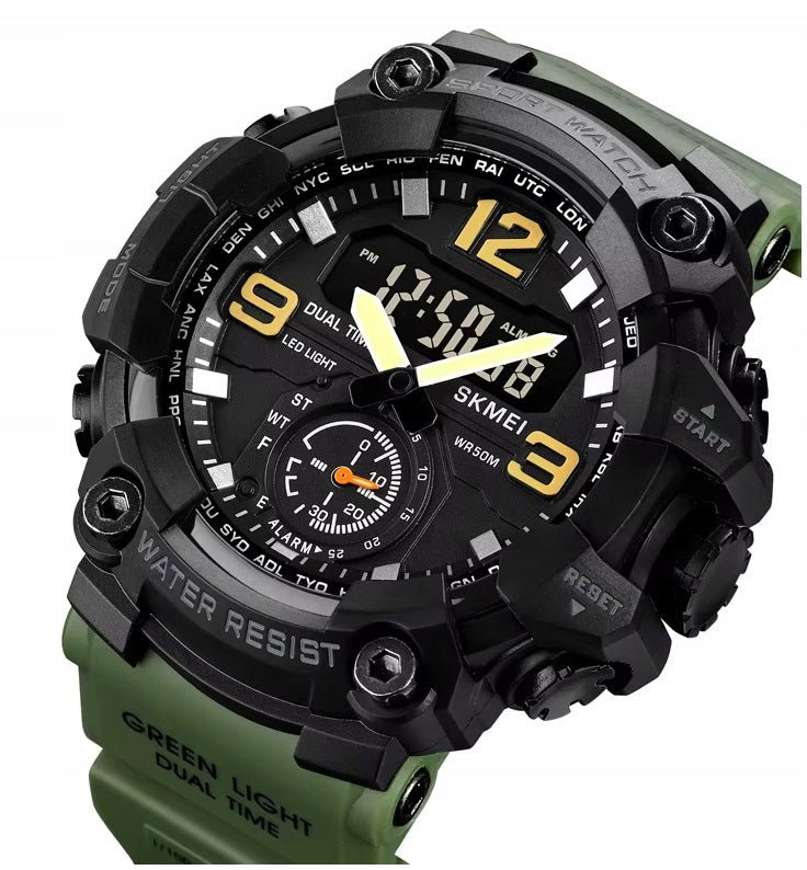 Men's watch SKMEI skm.119651b.mn strap analog electronic military