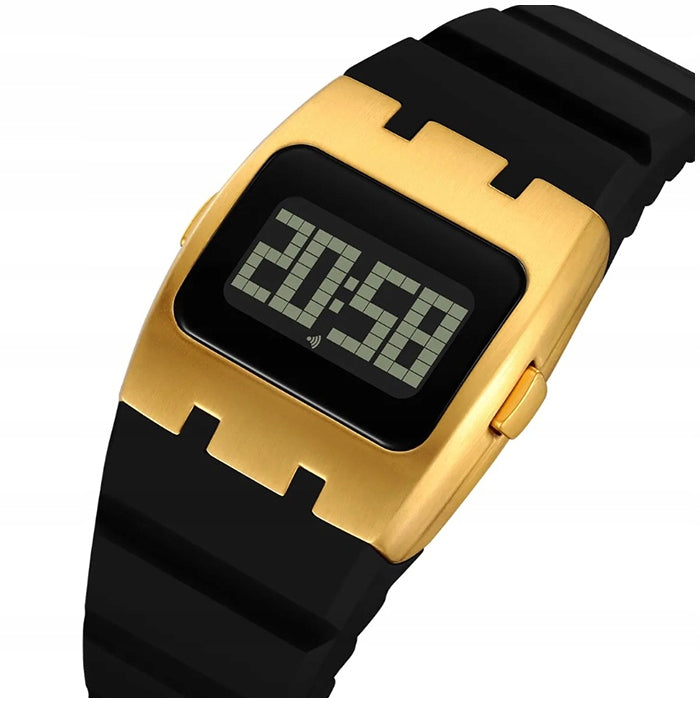 Men's watch SKMEI skm.124151c.mn electronic strap black LED Brand Skmei