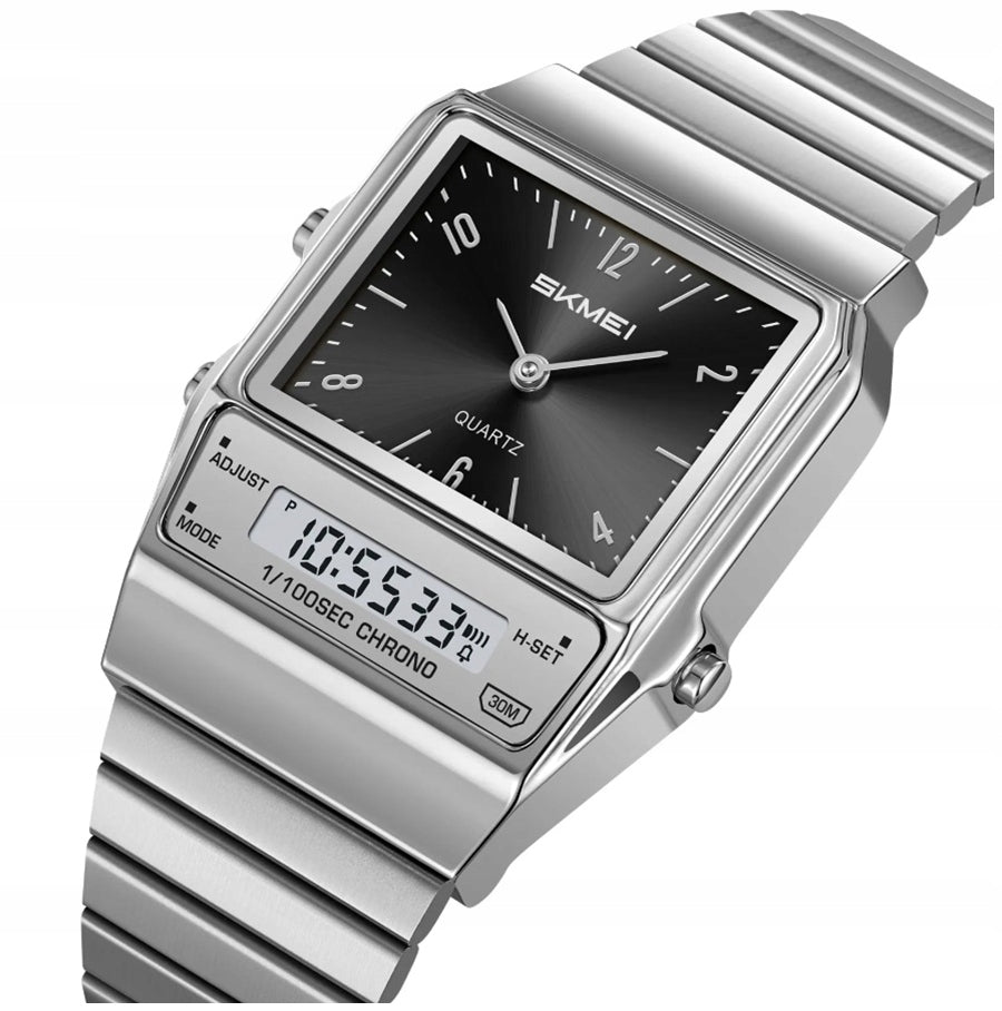 Men's watch SKMEI skm.126321e.mn electronic bracelet classic retro Packaging status original