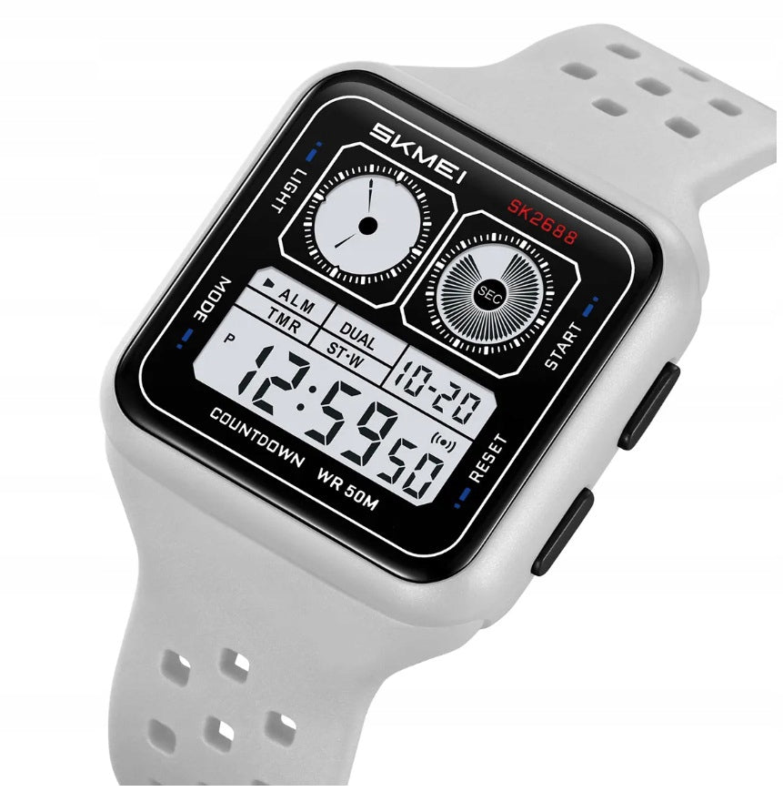 Men's watch SKMEI skm.126881b.mn electronic sport many retro functions Packaging status original