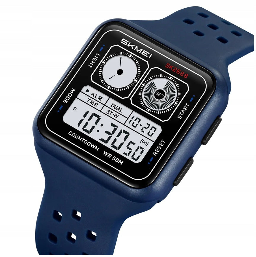 Men's watch SKMEI skm.126881b.mn electronic sport many retro functions
