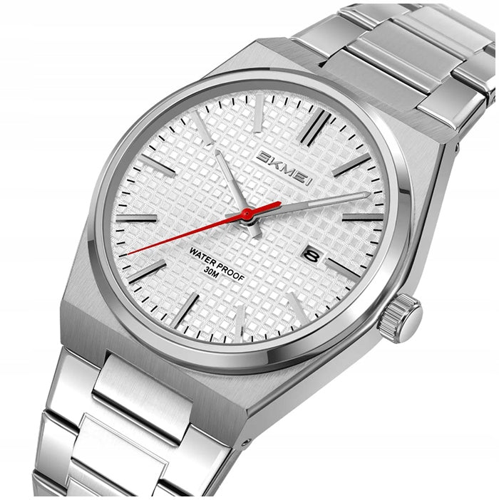 Men's watch SKMEI skm.193961e.mn bracelet analog date steel Packaging status original