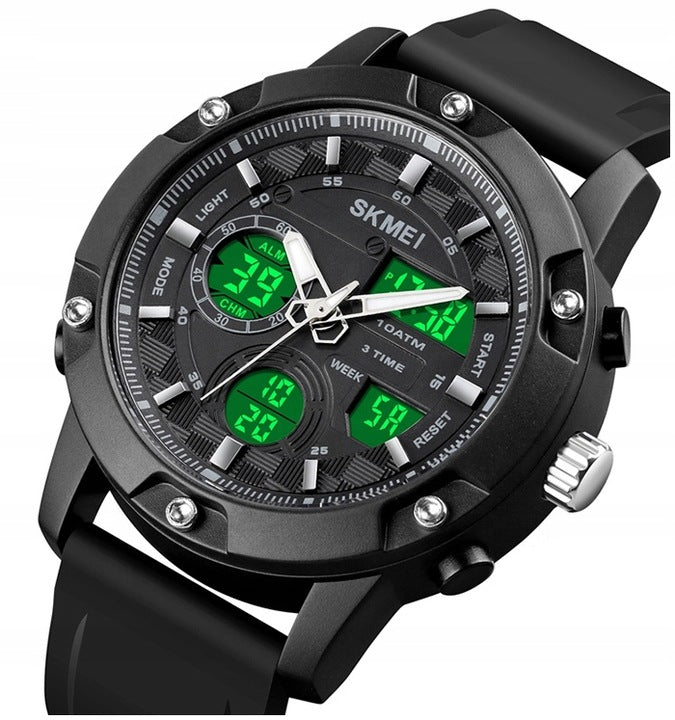 Men's watch SKMEI skm.217572a.mn electronic sports black WR100 Brand Skmei