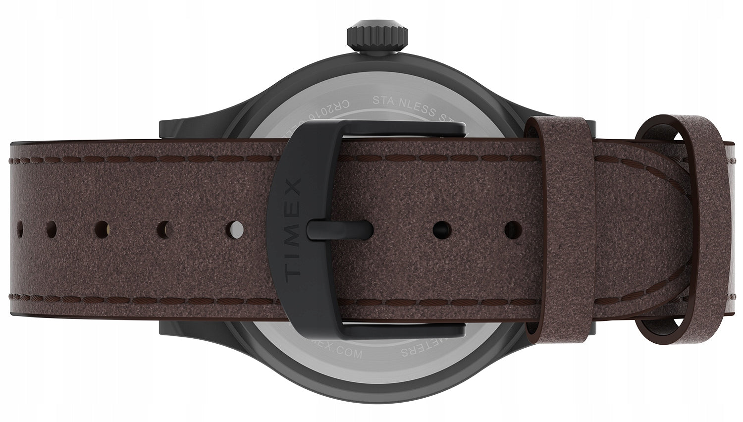 Men's watch TIMEX EXPEDITION on brown strap waterproof WR50 readable Brand Timex