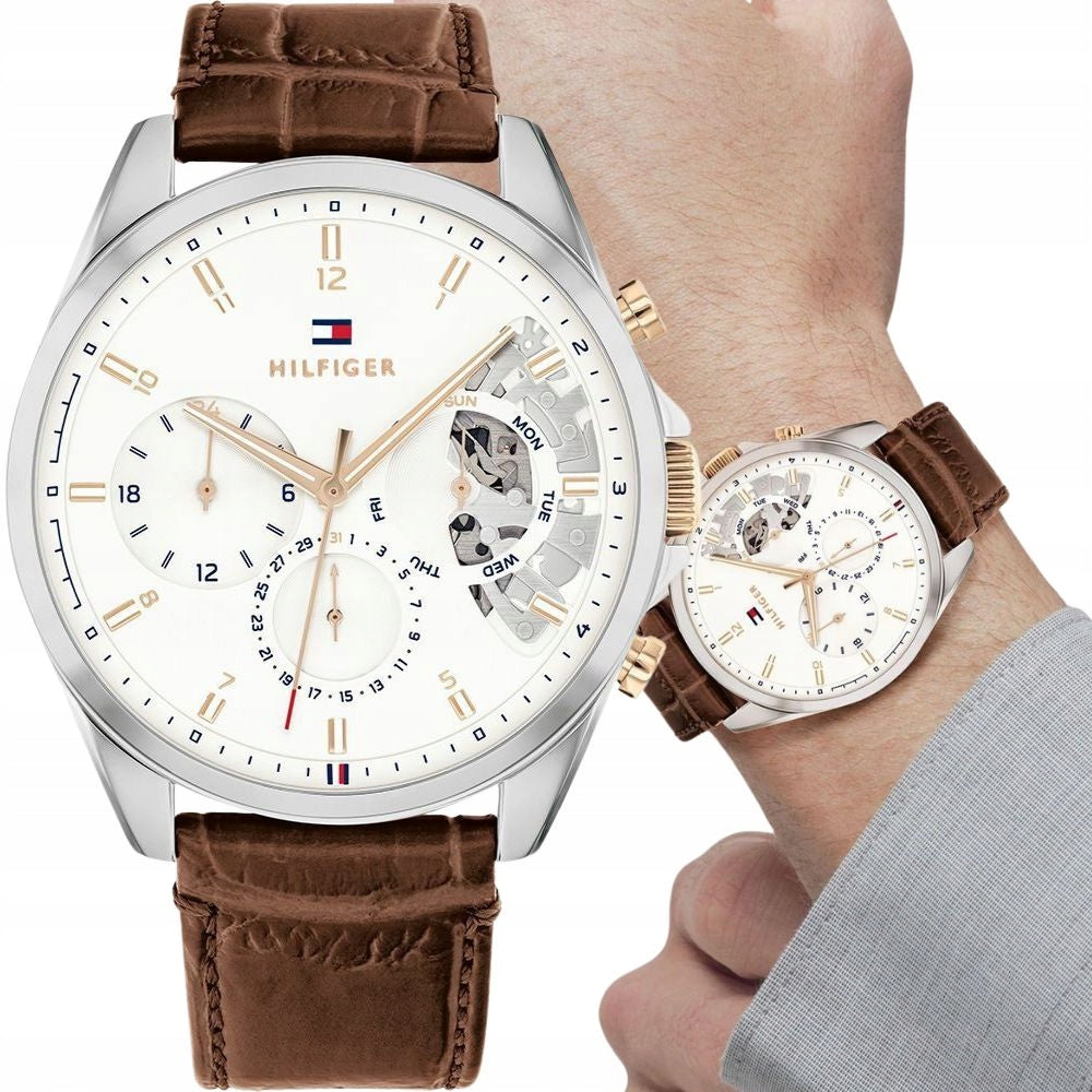 Men's watch Tommy Hilfiger 1710450 Baker Open Heart on strap