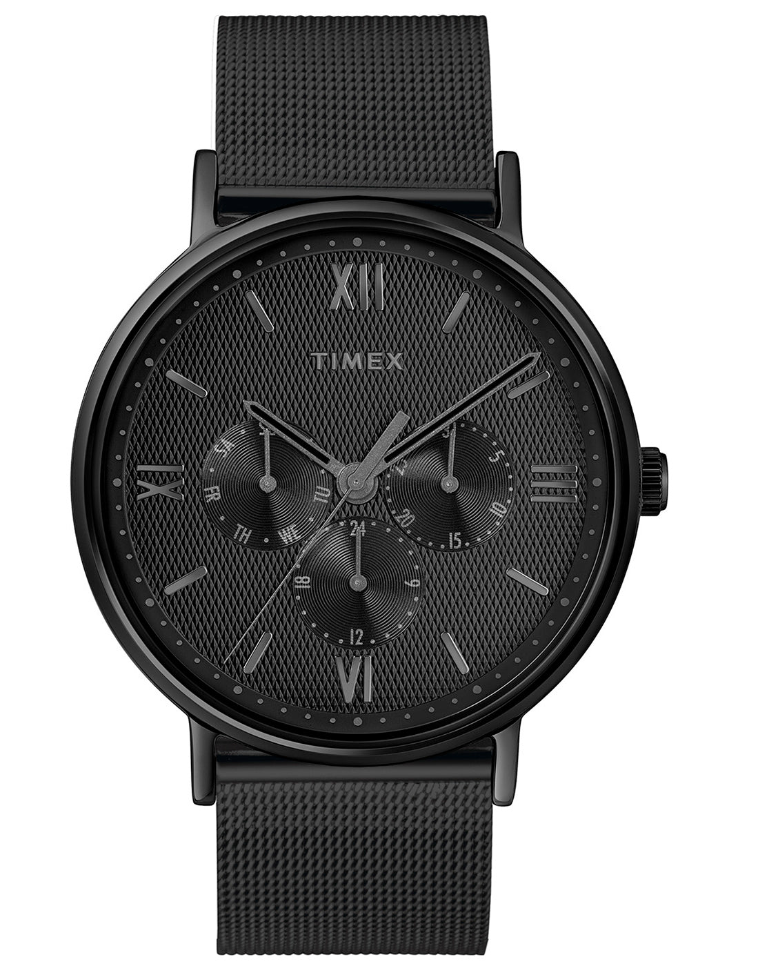 Men's watch elegant for suit TIMEX Southview black on bracelet