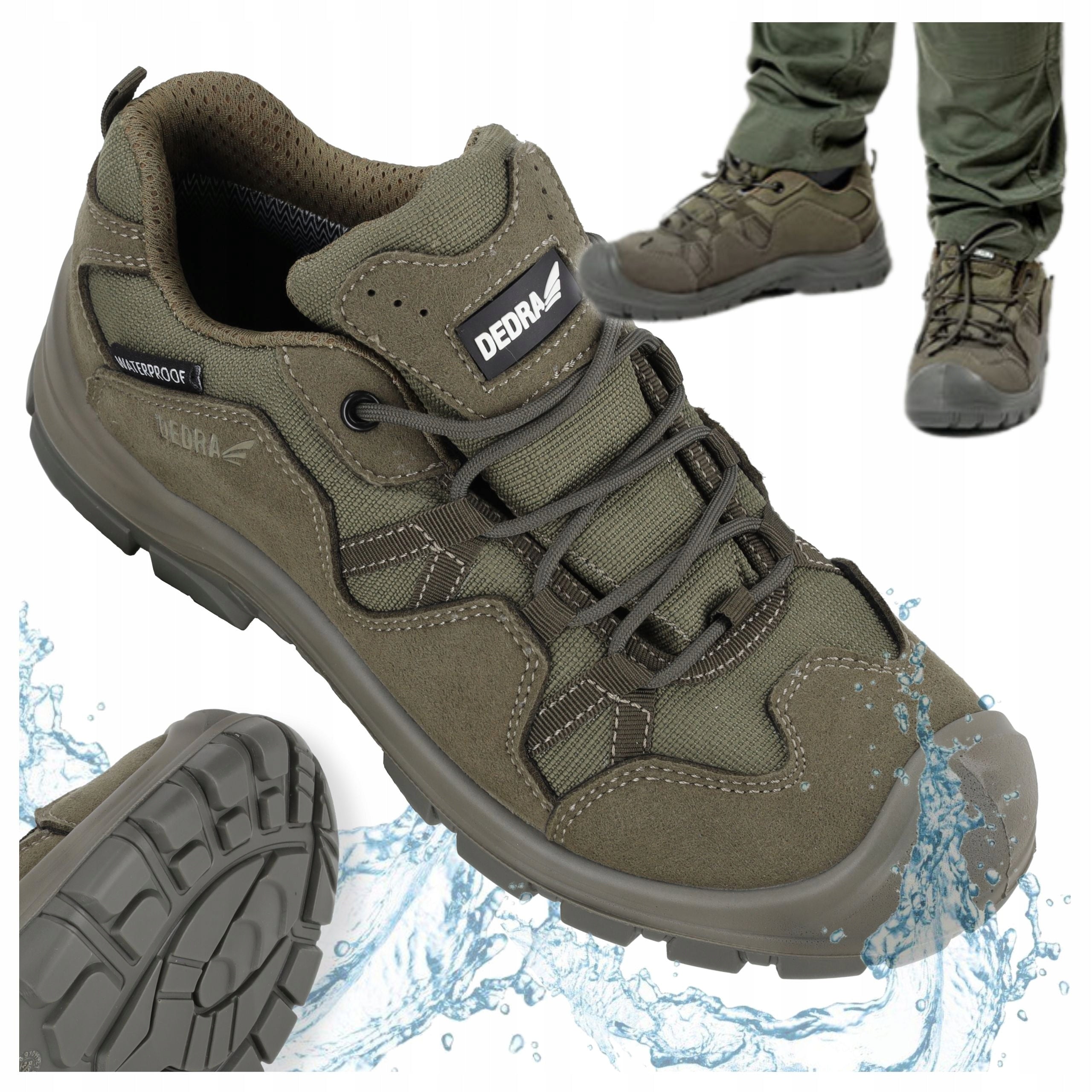 Men's work shoes OHS shoes light DEDRA r. 43 WATERPROOF without lift