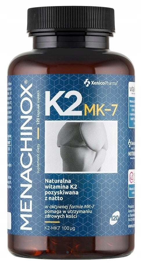 Menachinox vitamin K2 Xenico Pharma 120 capsules