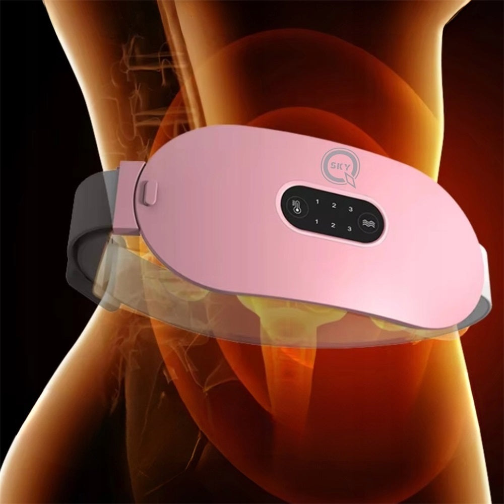 Menstrual bands for warming up menstrual cramps white Size universal
