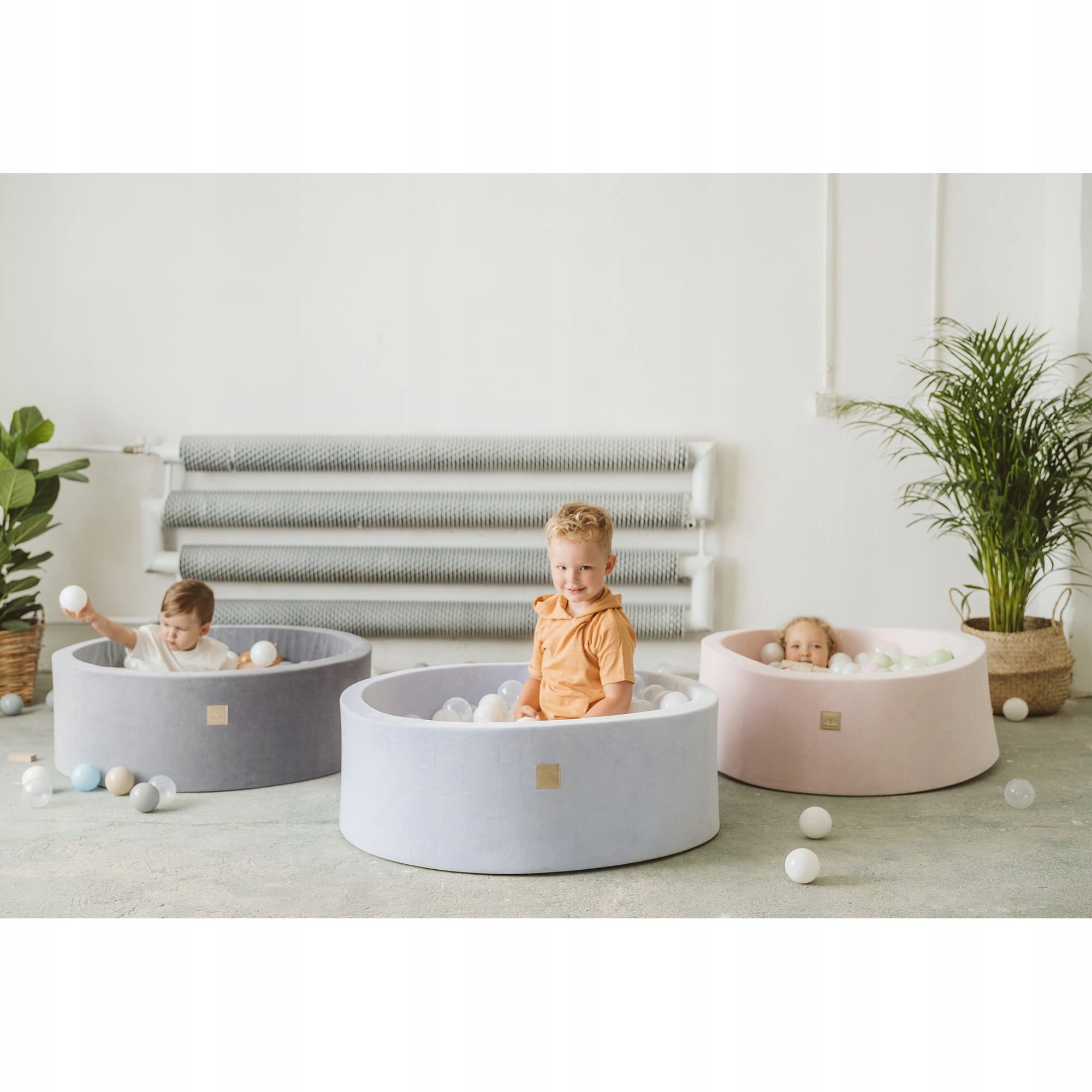 MeowBaby Round Dry Pool for Children 90x40cm/ Color multicolor