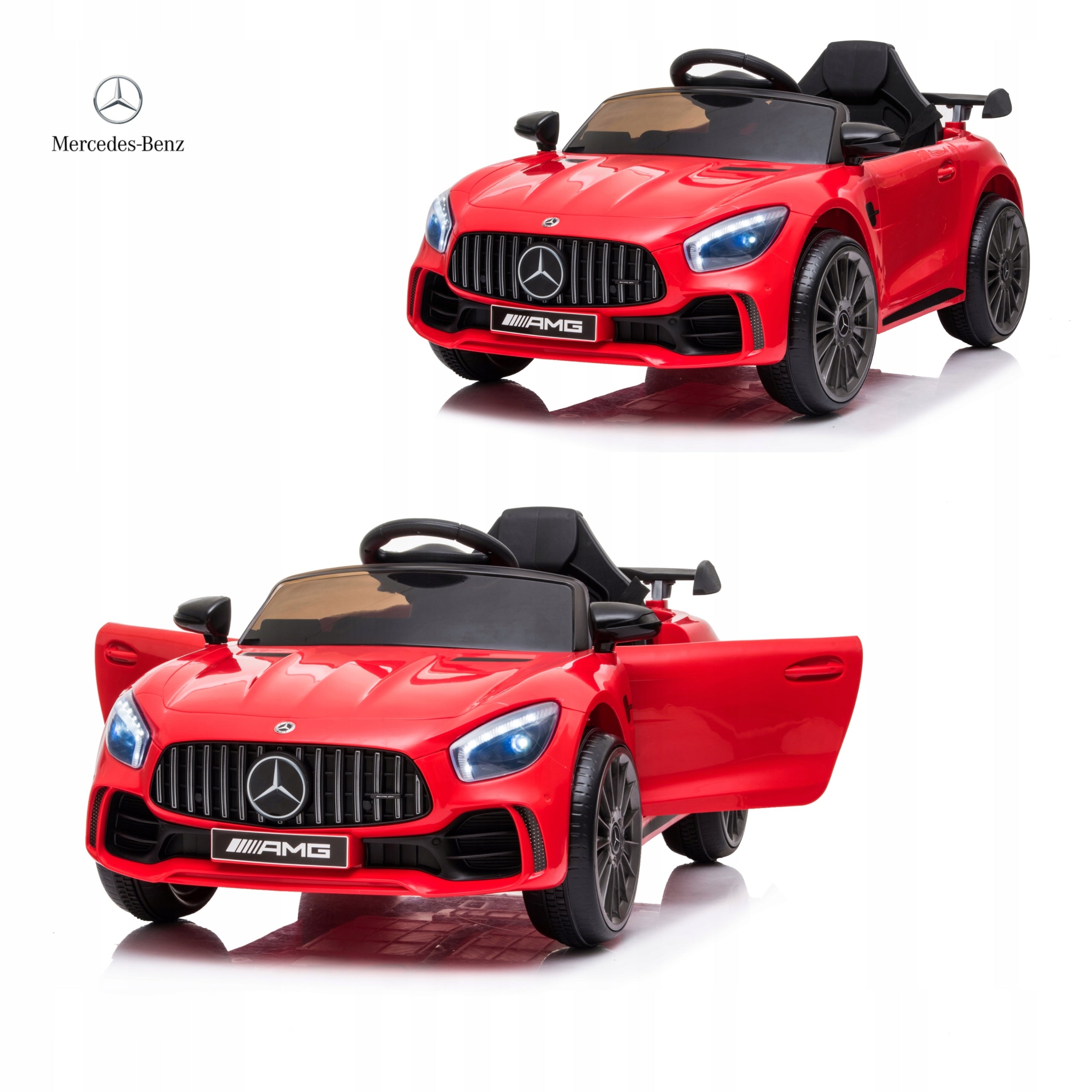 Mercedes Electric car battery Vehicle for children GTR pilot Vehicle length 99 cm